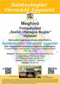 Meghívó Fotópályázat díjátadó